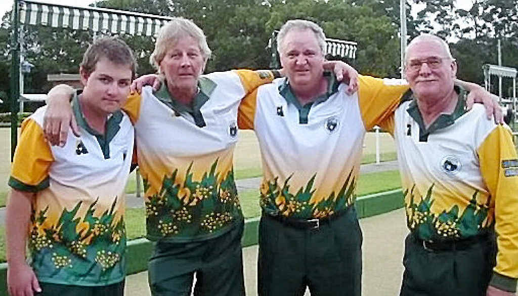 WINNERS: Skip Ben Watson (left) and teammates Barry Blight, Kent Price and Paul Newman look calm and collected after rolling the might of Park Beach. WINNERS: Skip Ben Watson (left) and teammates Barry Blight, Kent Price and Paul Newman look calm and collected after rolling the might of Park Beach.